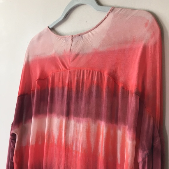 Silk Tie Dye Tunic Top - Picture 5 of 15